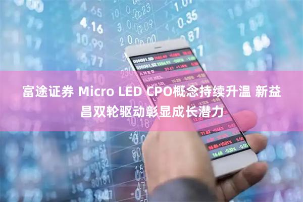 富途证券 Micro LED CPO概念持续升温 新益昌双轮驱动彰显成长潜力